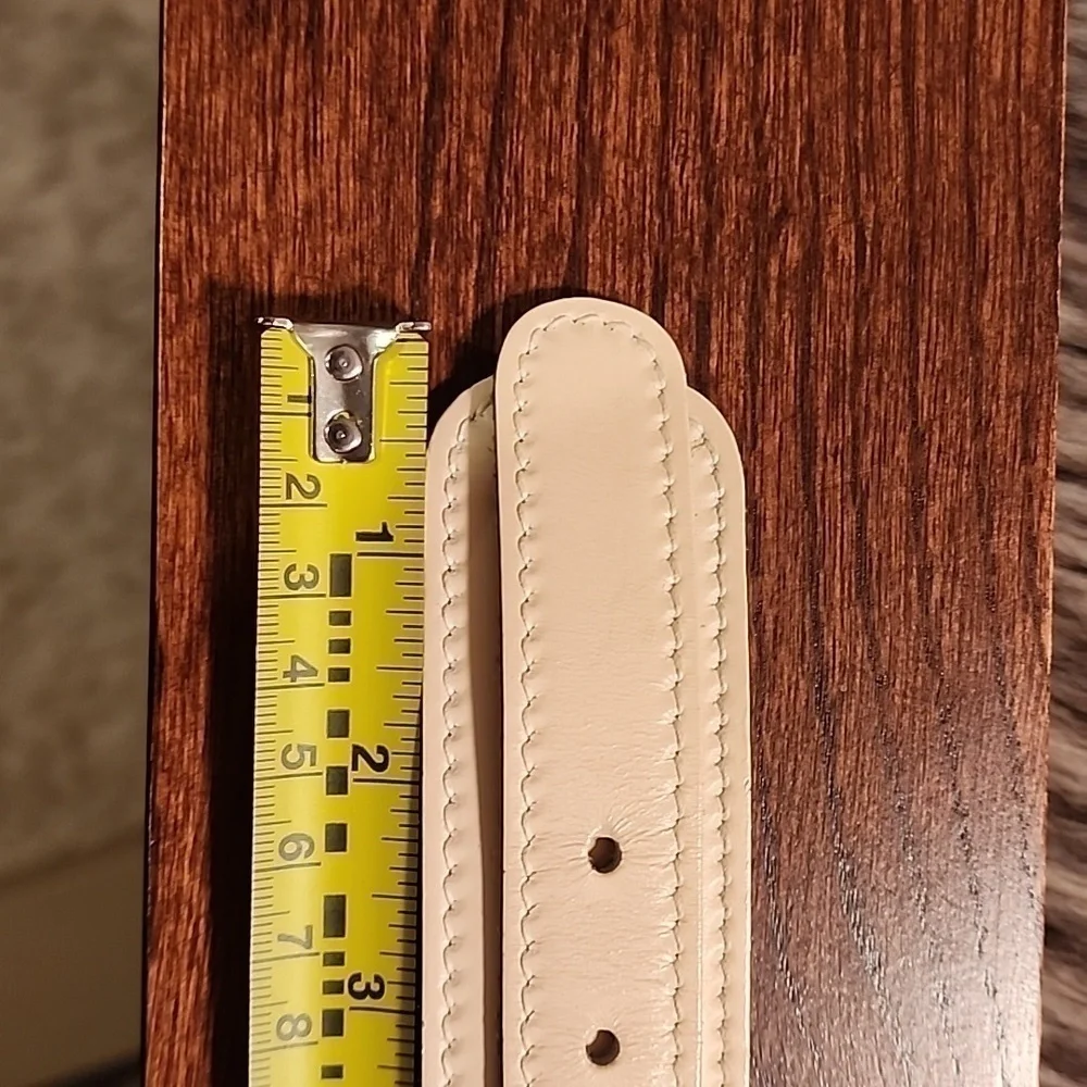 J Ferrar leather wide tan belt size small
